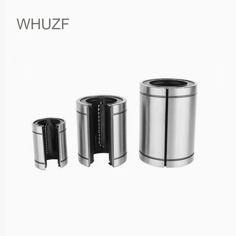 WHUZF Hot Sale LM12UUOP LM13UUOP LM16UUOP LM20UUOP 12mm Linear bearings Open Type CNC Linear Bushing for 3D printer parts shafts