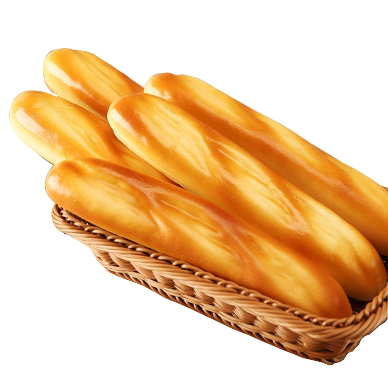 Fake Baguette Bread Simulation Soft Lifelike Long baguettes Cake Store Food Model Home Decoration INS Hot Photo Props 1pcs