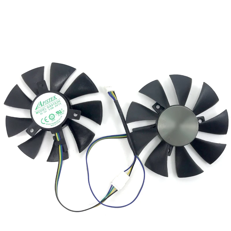 Nova 85MM GA91S2H DC 12V 0.35A Substituição Do Ventilador Refrigerador Para ZOTAC GeForce GTX 1060 AMP Edição GTX 1070 mini Plac