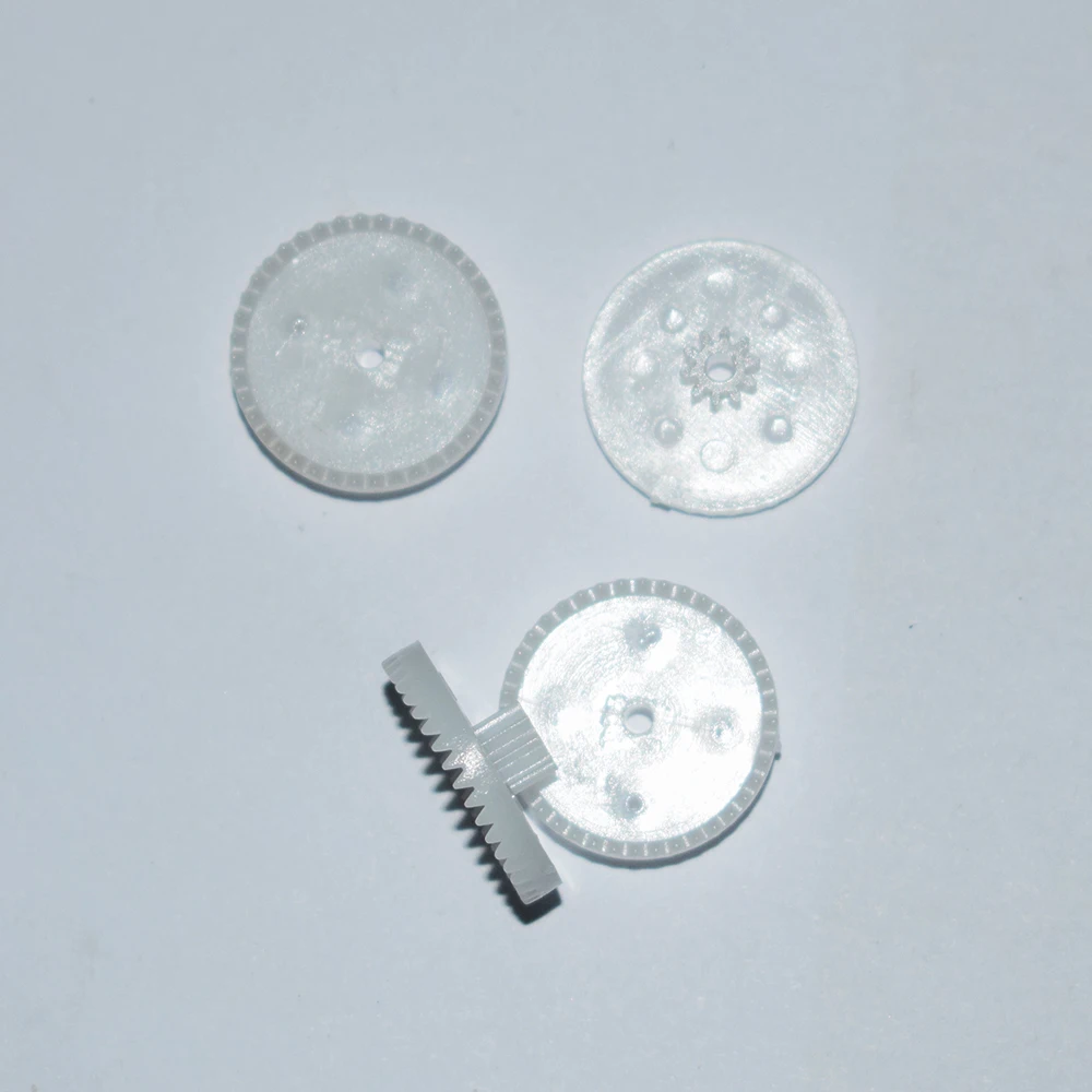 

1889pcs 40+10T crown gear 2.1mm hole plastic gear dron rc car plane robot kids toys for boys diy baby accessories nero GPC40102B