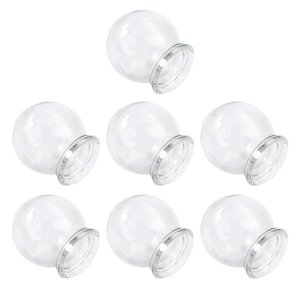 

7Pcs Cupping Glass Professional Vacuum Cupping Cups Fire Glass Cupping Jars