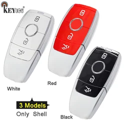 KEYECU  for Mercedes Benz  E Class E43 E300 E400 W213 2018 S Class Replacement Keyless Smart remote Key Shell Case Cover Fob