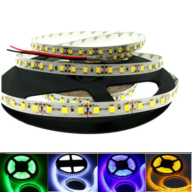 

5 м/рулон SMD 3528 120 светодиодный s/m светодиодная лента освещения DC12V белый/теплый белый/синий/зеленый/красный/желтый Гибкая лампа лента 600led s водонепроницаемый