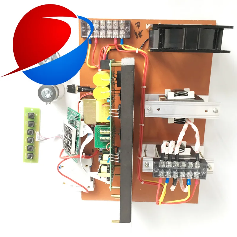 Factory Product 28khz or 40khz 2000W Digital Ultrasonic Driving generator PCB with 34pcs 60W transducers