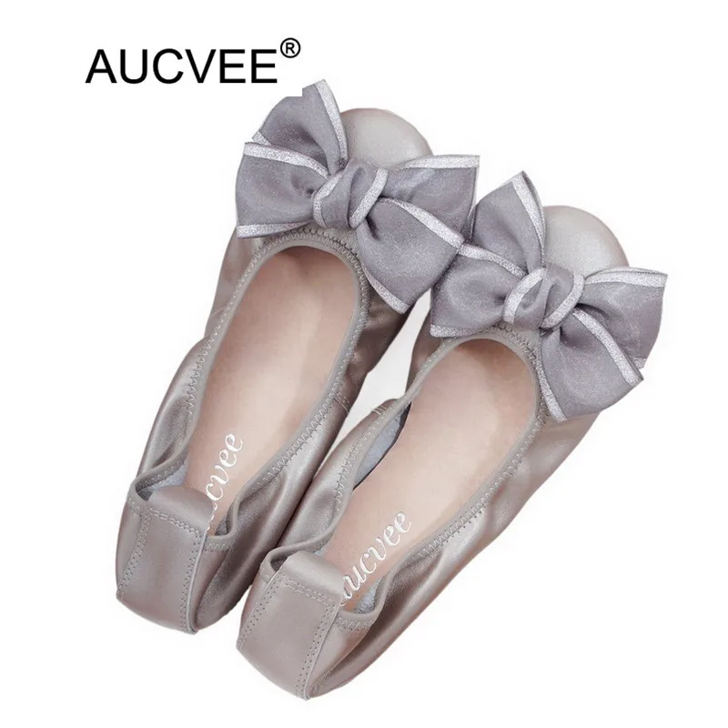 

Women Flats 2021 Spring Handmade Casual Women Shoes Genuine Leather Big Bow Woman Flat Shoes Size 44 Ballet Flats Women Loafers