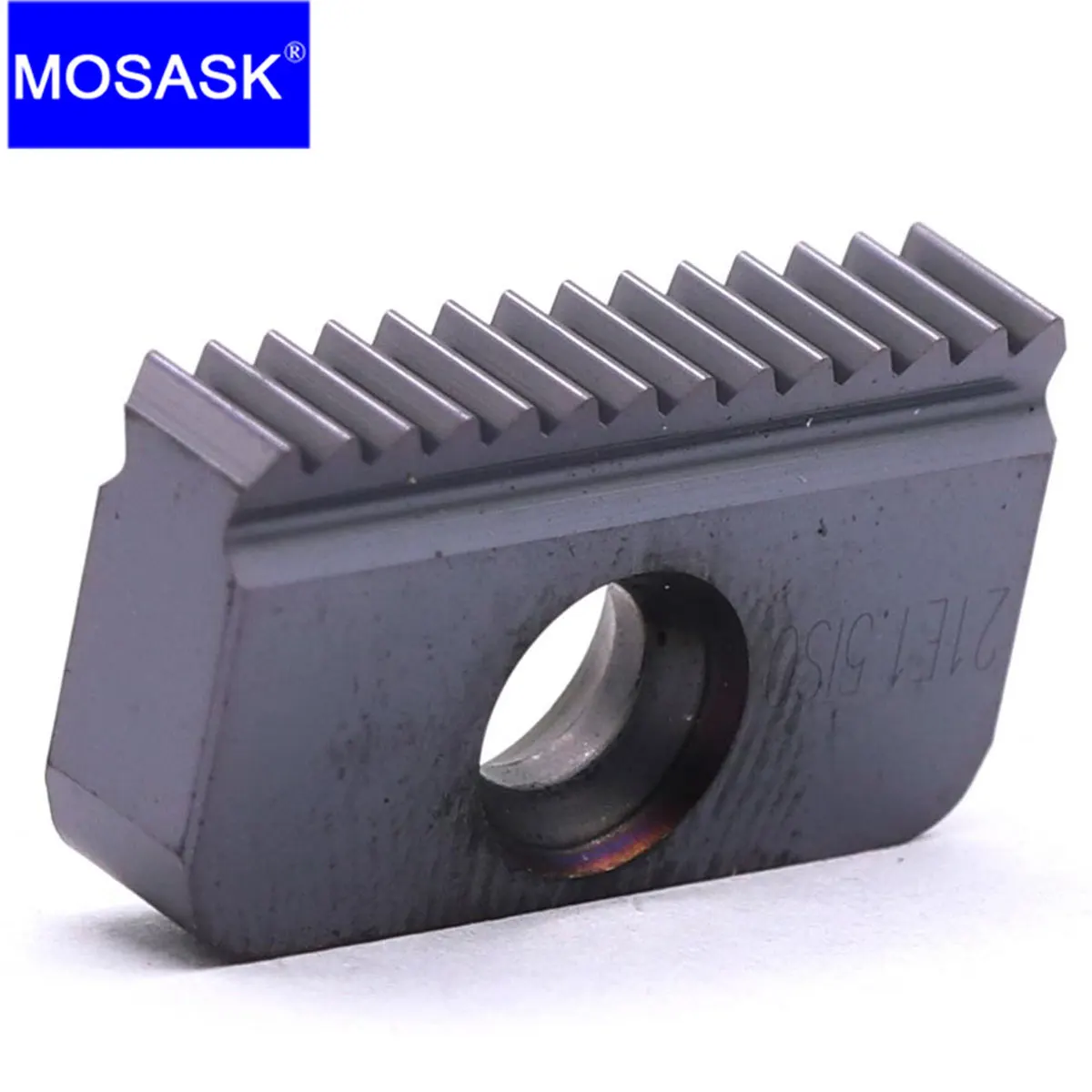 MOSASK 10PCS 21 Internal External  ISO Thread ZM856  CNC Lathe Machining Stainless Steel Threaded  Milling Carbide Inserts