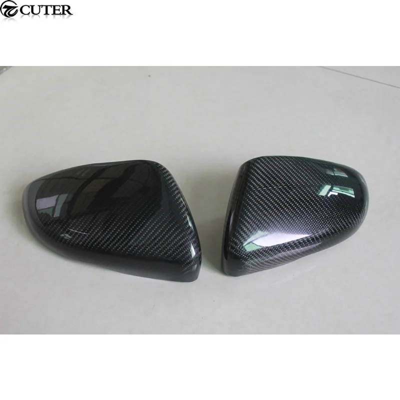 Golf 6 Mk6 Carbon Fiber Full Replacement Car Review Mirror Cover Caps for Vw Golf6 Mk6 & Gti 2010-2013