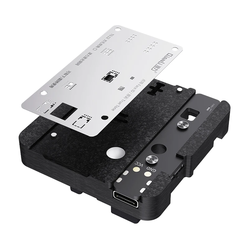 QIanli-accesorio de reparación de matriz de puntos para iphone, soporte de reparación de identificación facial para cámara frontal BGA, compatible con modelos X, XS, XSMAX, 11, 11pro MAX