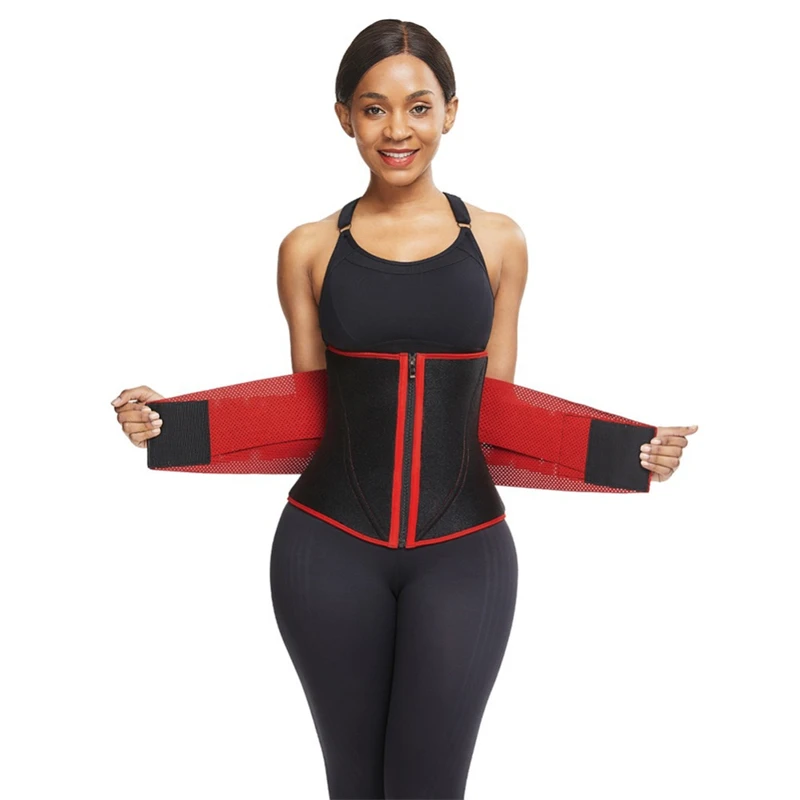 Women Waist Trainer Fitness Belt Body Shaper Trimmer Corset Waist Cincher Wrap Workout Postpartum Belly Band Slim Shapewear