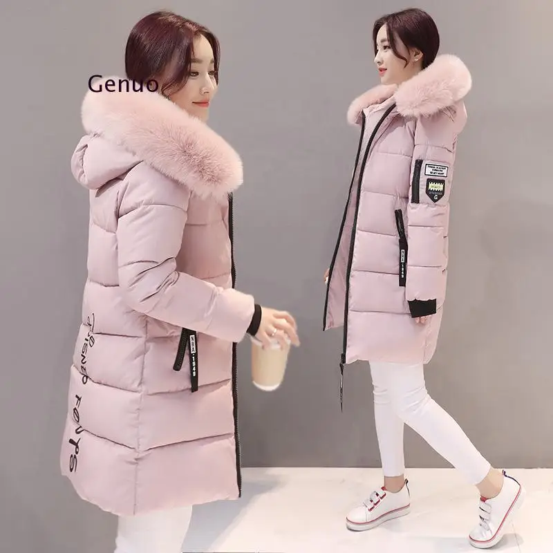 Parka Coat Women Winter Coat Long Cotton Casual Cotton Hooded Coat Women Thick Warm Winter Coat Women Coat Coat New