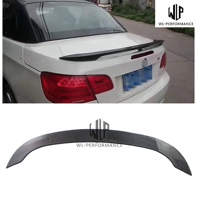 E92 Carbon Fiber Rear Spoiler Wing Car Styling Wings for Bmw 3 Series E92 320i 328i 335i Car Body Kit 2005-2012