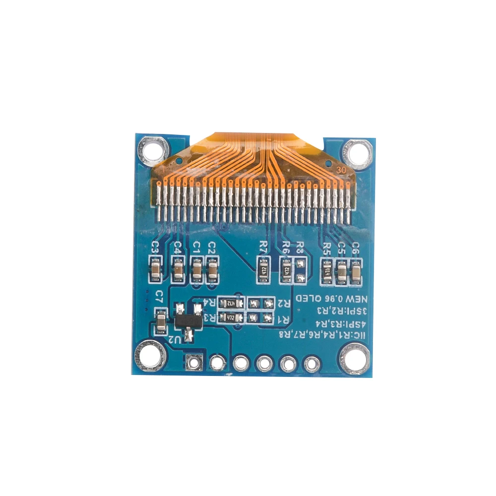 6/7 Pin 0.96 "SSD1315 biały/niebieski/żółty niebieski 0.96 cala OLED 128X6 4 moduł wyświetlacza OLED 0.96" IIC I2C Communicate dla Arduino