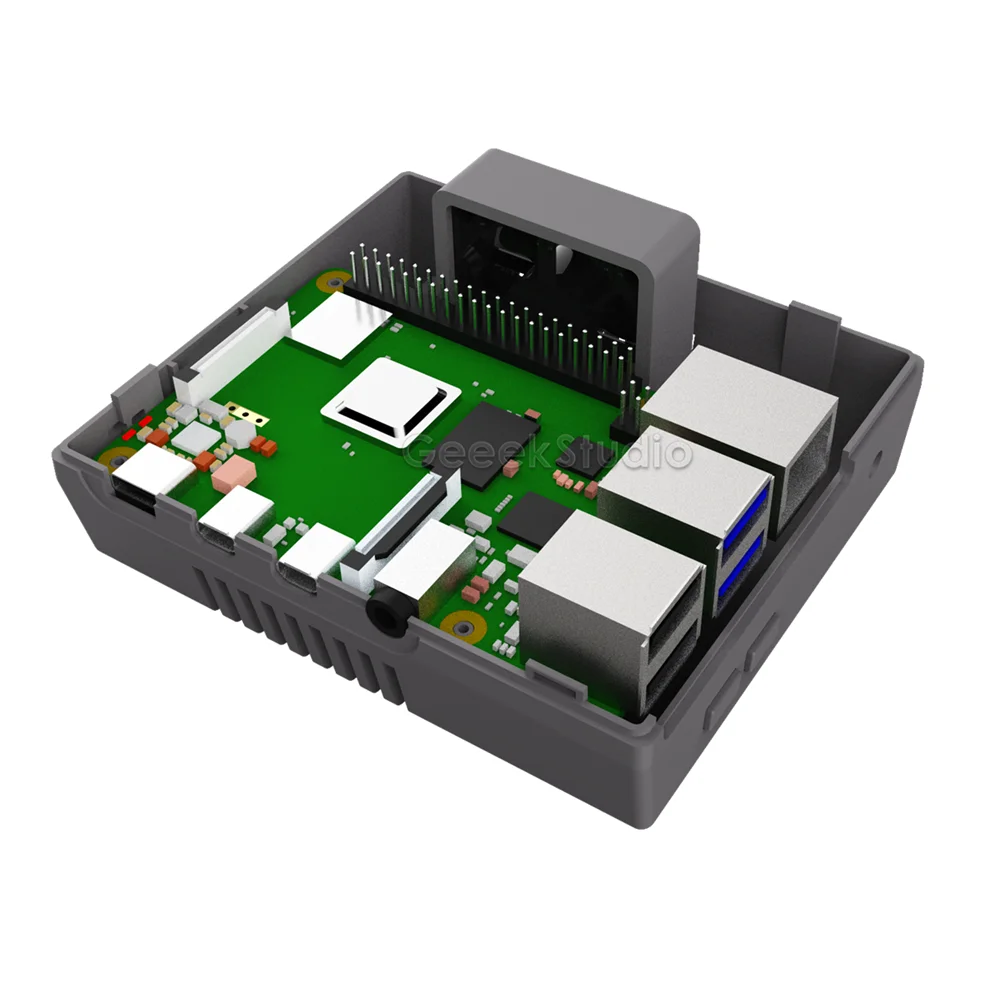 Picture 5: Nes4Pi CASE Kit ABS Cooling Fan Heatsinks Screwdrivers GAME 4 Pi Enlosure Shell Only for Raspberry Pi 4 B ( 4 Model B )