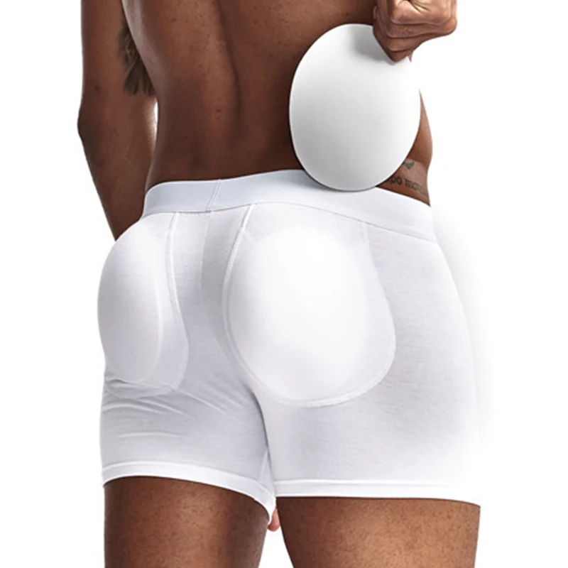 

Men's Instant Butt Booster Enhancing Padded Lifting Boxers Butt Lifter Shapewear Shaper Boxer Enhancing Underwear Tummy Control