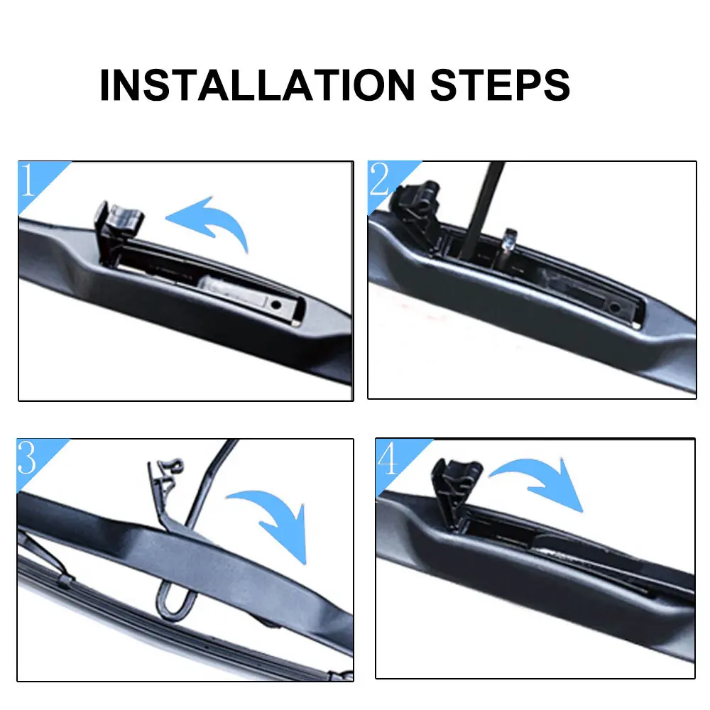 For Vauxhall Opel Vectra C 2002 2003 2004 2005 2006 2007 2008 Accessories Car Front Windscreen Wiper Blades Cutter U J Hook