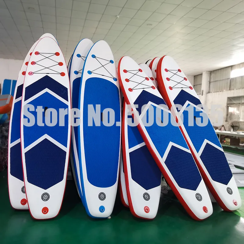 

305x76x15cm Portable Surfboard Inflatable Stand Up Adult Anti-leak Valve Paddle Board Portable and Easy to Store