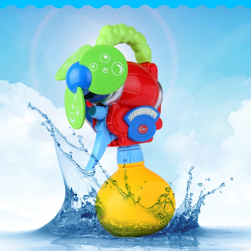 Cikoo creative children mini spray bottle cooling spray fan water pistol toy gun summer outdoor game beach toy gift for kid