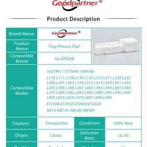 Residual Ink Tank Restlichen Schwamm für Epson, L355, L210, L120, L365, L110, L111, L130, L132, L211, L220, L222, L300, L301, L360, L365, L363, L363, L455, 10 Pces 9 Hauptverkaufstink Epson L455 Drucker - №4