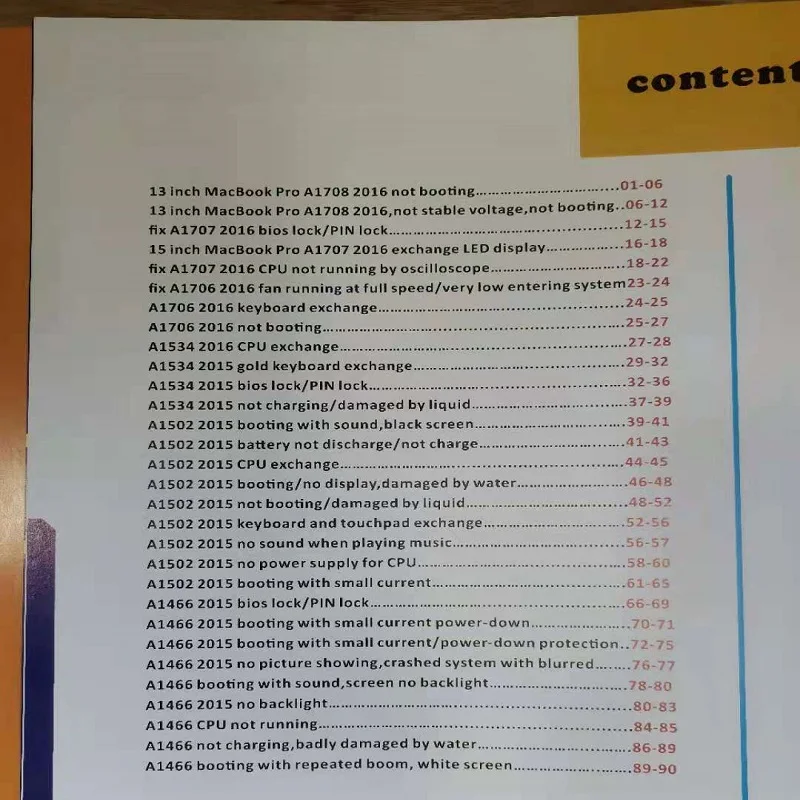 MasterXu Macbook Repair Book In English 820-00239-09 LPC_AD Signal Problem