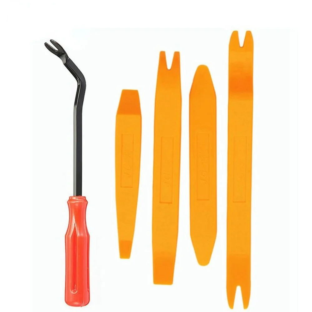 

Auto Door Clip Panel Trim Removal Tool Kits Navigation Disassembly Seesaw Car Interior Plastic Seesaw Conversion Tool 4/10 Sets