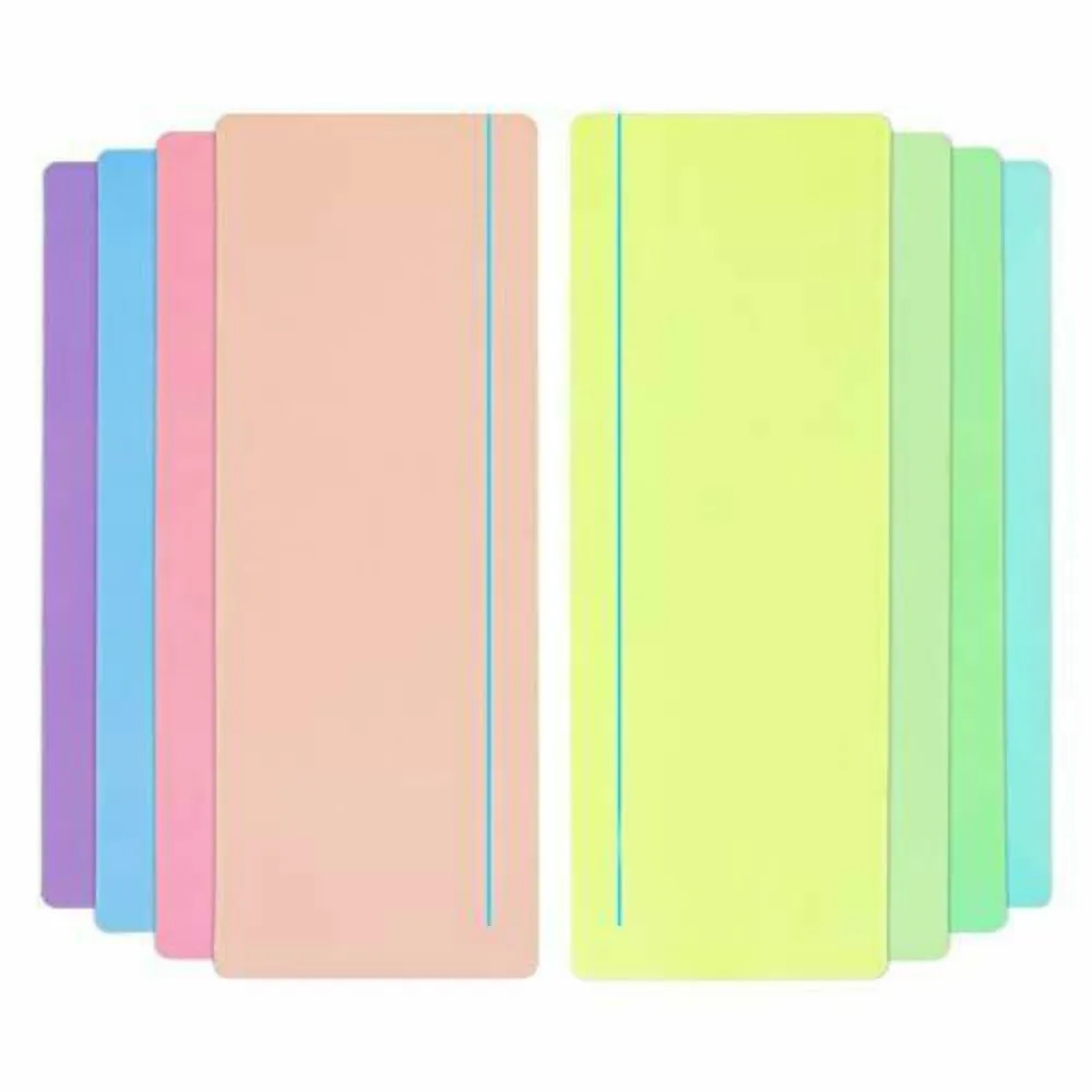 8PCS Guided Reading Highlight Strips Bookmark Colored Overlay Reading Tracking Rulers Helps with Reduce Visual Stress
