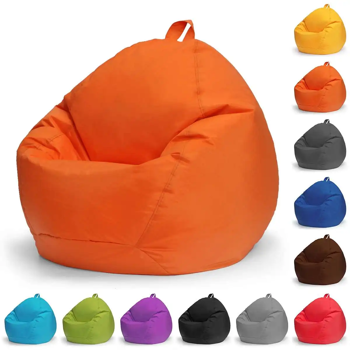 Lazy BeanBag Sofas Cover Chair No Filler 420D Oxford Waterproof Lounger Seat Bean Bag Pouf Puff Couch Tatami Living Room