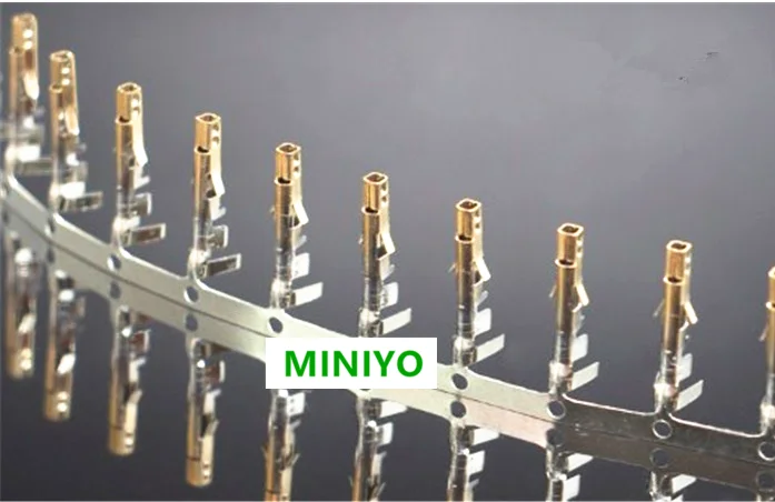 500PCS Molex 4.2mm 5557 connector/plug/ terminals Gold Wire Cable Housing Female Pin for 6PIN 8PIN 6+2PIN male connector