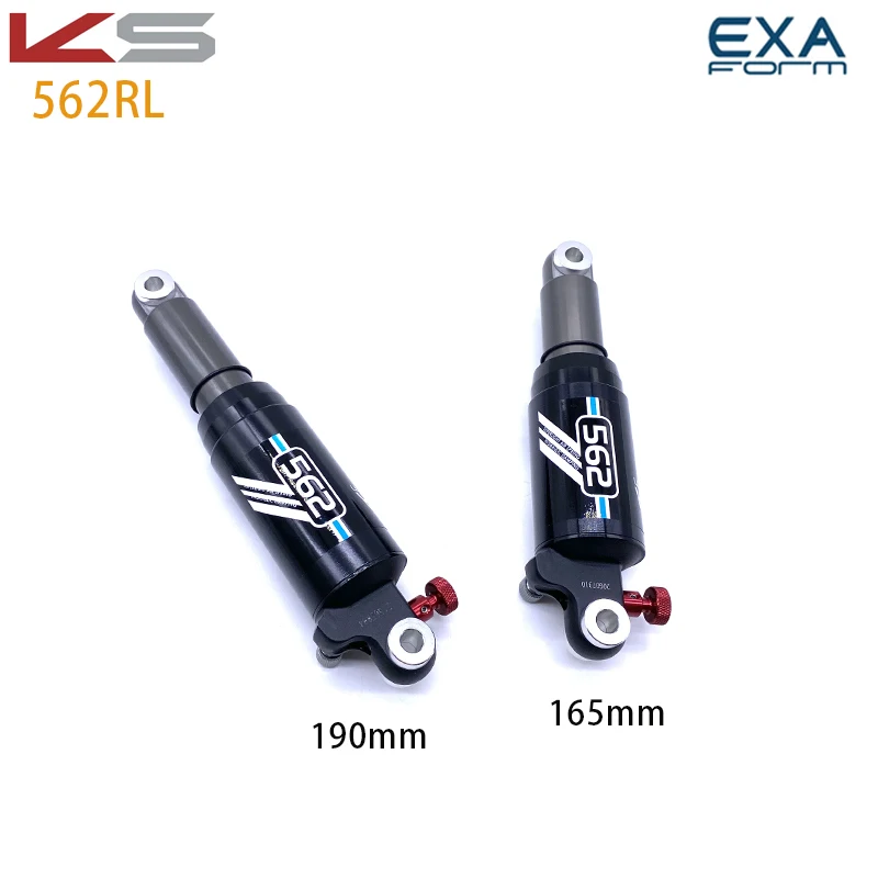 KS EXAform 562R Dual Air Shock Absorber for lithium electric bicycle scooter pure pneumatic shock absorber mountain Bike image 3