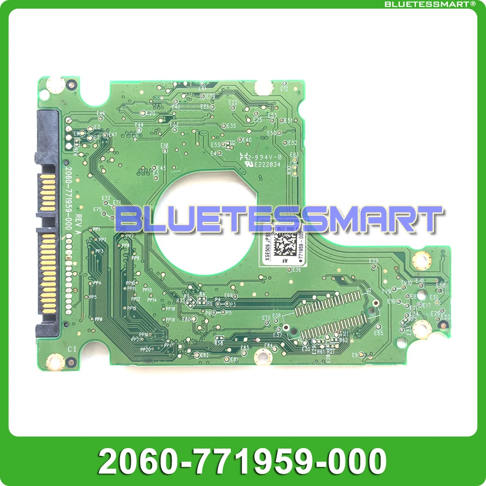 HDD PCB circuit board 2060-771959-000 REV A P1 P2 for WD 2.5 SATA hard drive WD3200LPVX WD5000LPVX repair data recovery