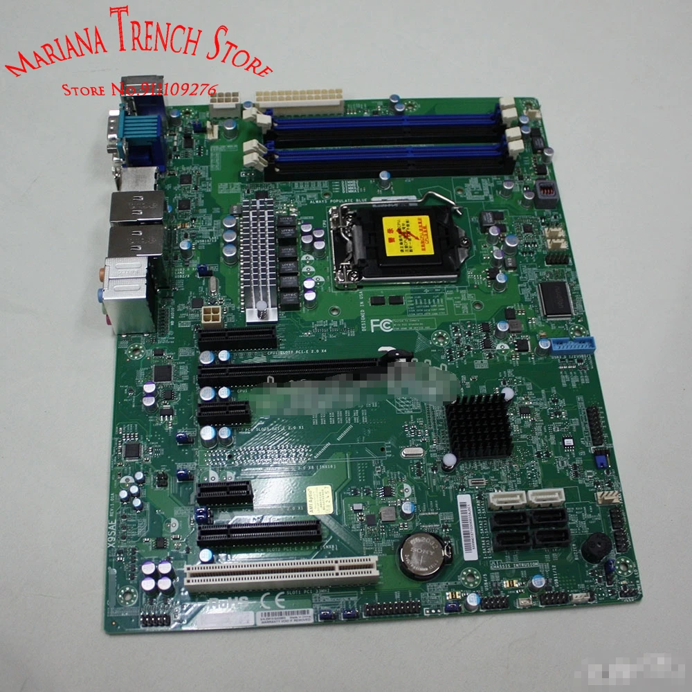 

X9sae для материнской платы Supermicro LGA1155 Xeon E3-1200 v2 Series Core i7/i5/i3 (только без ECC UDIMMs) процессоров DDR3