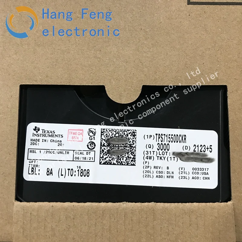 

5 шт. TPS71550DCKR Mark T48 низкий выпадающий регулятор, новый оригинальный TPS71550DCKT TPS71550
