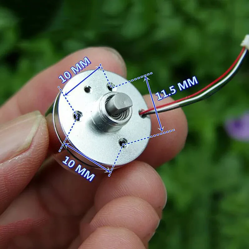 1500KV DC6V-12V 3-phase Micro 2204 PTZ Brushless Motor Dual Ball Bearing Mini Outer Rotor for Car Quadcopter RC Drone