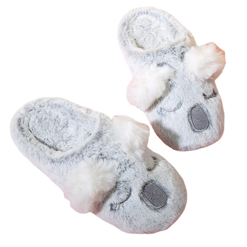 Pantofole speciali in pelliccia Koala Unisex scarpe divertenti carine uomo donna pantofole invernali pantofole personalizzate pantofole per la casa per bambini Indoor