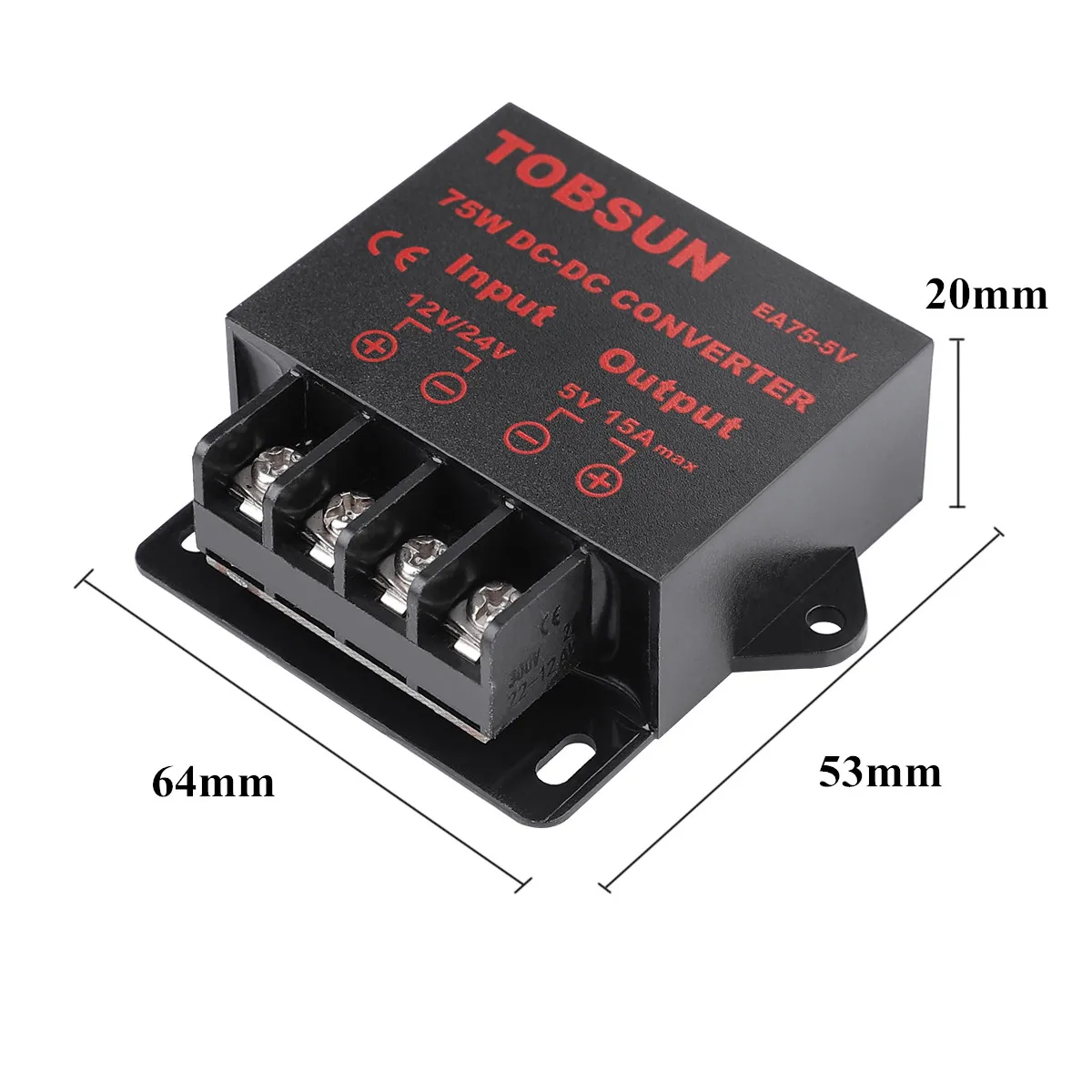 12V 24V to 5V 3A 5A 10A 15A 15W 25W 50W 75W Transformer DC DC Converter Power Supply Voltage Regulator Step Down Buck Module