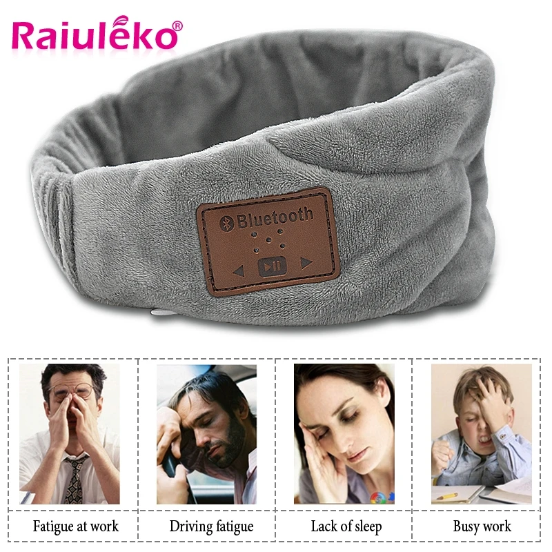 

Music Sleep Eye Mask Rest Sleeping Eyeshade Cover Shade Eye Patch Soft Portable Relax Aid Blindfolds Travel Eyepatch Bandage