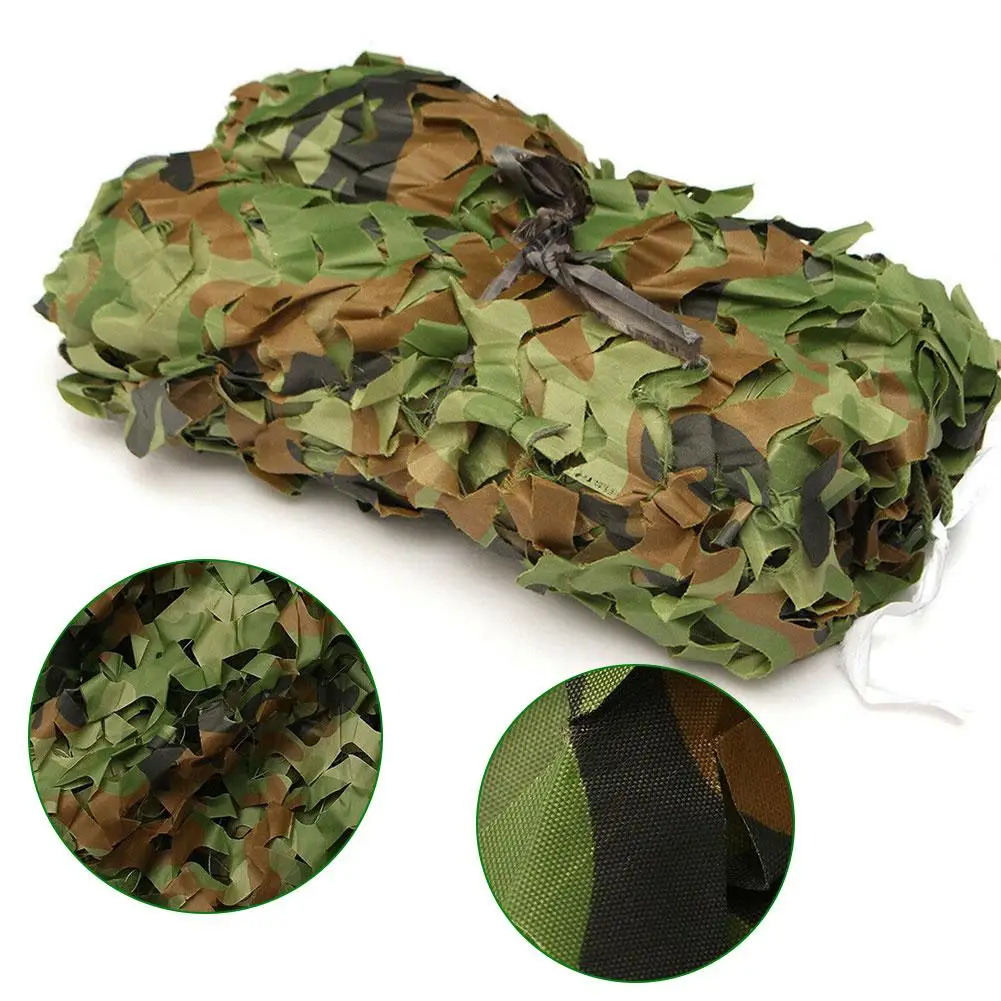 

Woodland Camo Netting Camouflage Net Privacy Protection Camouflage Mesh for Camping Forest Landscape