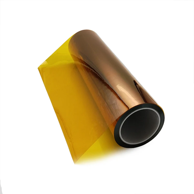 Dark Brown Polyimide Film PI Film High Temperature Resistant Goldfinger Insulation Film Non-viscous Thickness 0.1mm