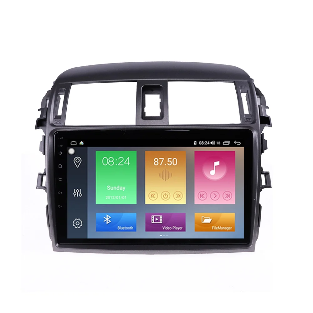 128G Android 11 For Toyota Corolla 2006 2007-2013 Car Radio Stereo Multimedia Video Player GPS Navigation DVD 2 Din Head Unit