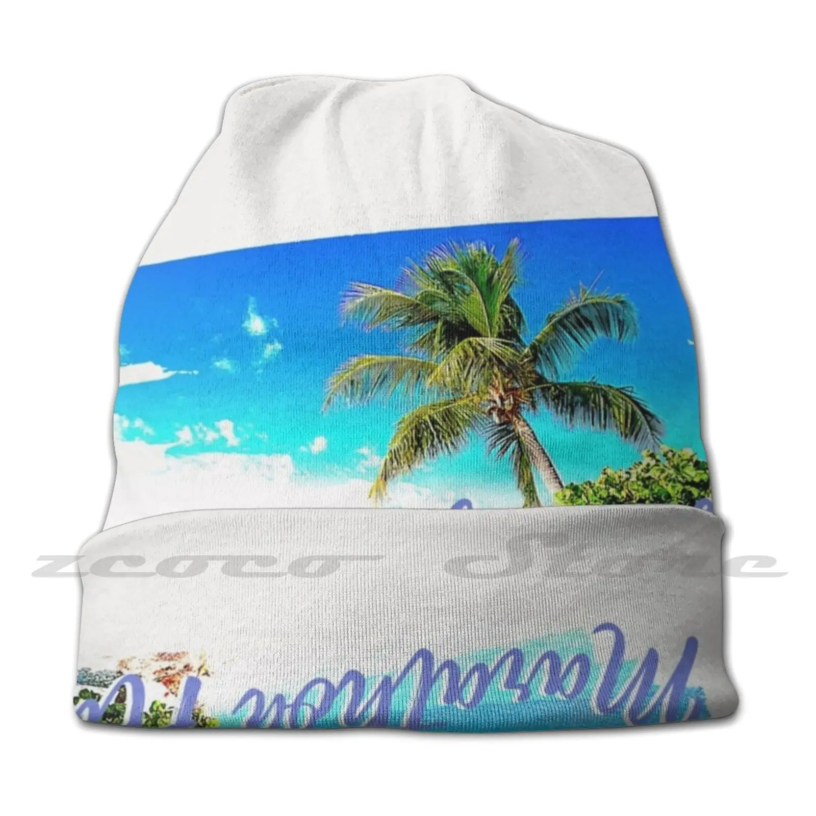 Marathon Florida Beach Adult Kids Knit Hat Hedging Cap Outdoor Sports Breathable Fantasy Fest Dry Tortugas Key Key West Inter