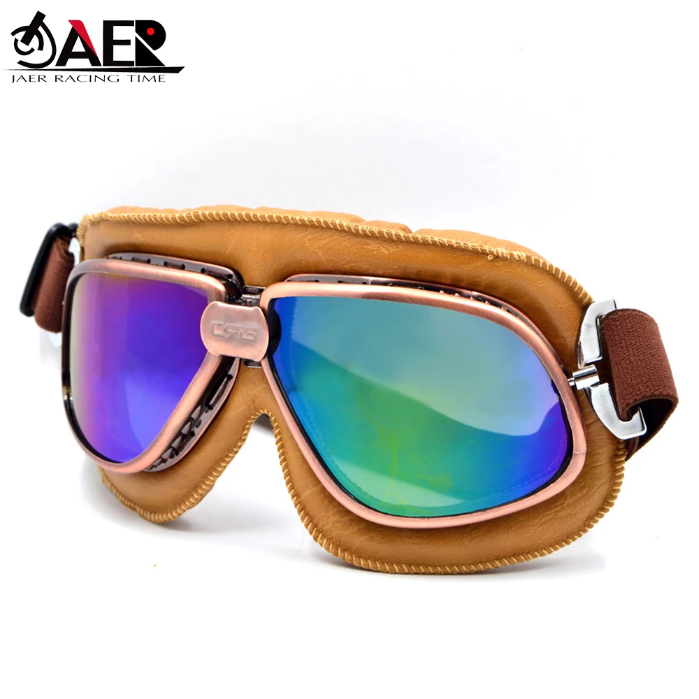 

Motorcycle Sunglasses Protective Helmet Goggles Vintage Moto Goggles Motocross Pilot Cruiser Glasses