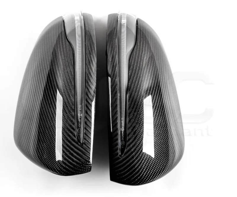 Carbon Mirror Cover Housing Replace For 15-16 W205 C Class /16-17 W212 C207 Facelift E Class /14-16 W222 S/ 16-17 X253 GLC & AMG