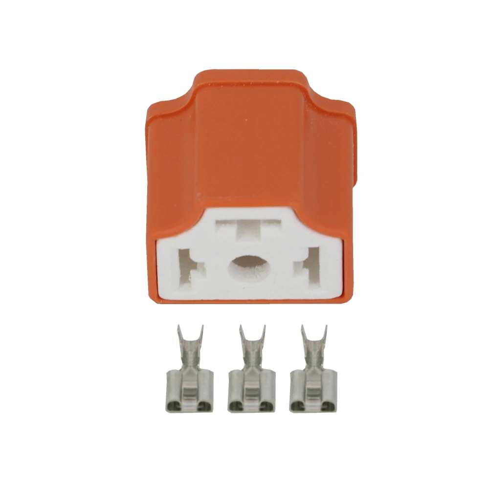 5 Sets 3 Pin H4-2A 7.8mm H4 Plug-in Ceramic Connector, H4 Right Angle Connector, H4 Connector, 7.8 Ceramic