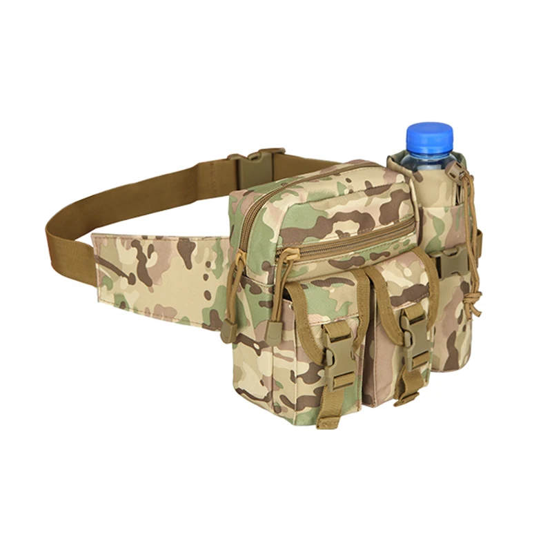 DulWaist Packs-Système Molle avec poudres de bouilloire, clip de ceinture, porte-clés, sac mobile pour la course, la chasse, les sports de plein air