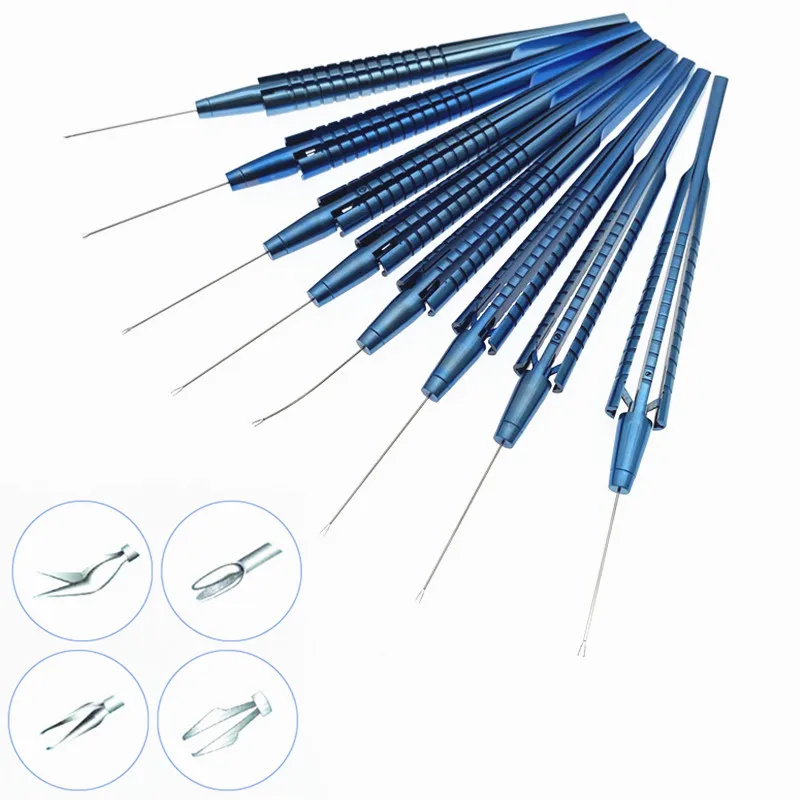 

Titanium Alloy Capsulorhexis Forceps 23G/25G Intraocular Ophthalmic Micro Instruments