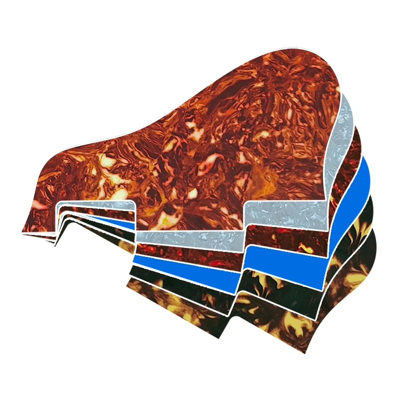 Xin Yue Custom Guitar Parts - For ES 335 Jazz Archtop Guitar Pickguard Scratch Plate No Hole,Multi Color Choice Flame Pattern