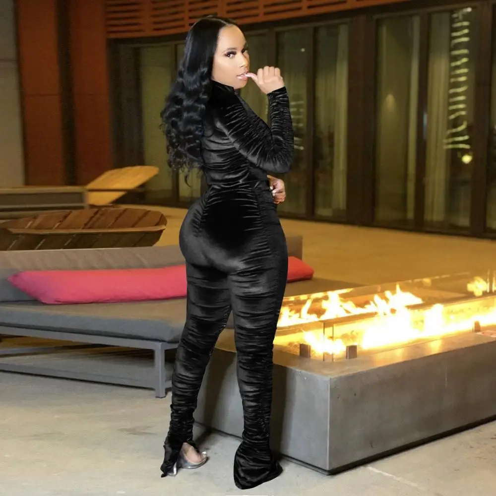 two piece women sets tracksuit two piece set sweatsuits for women club outfits for female clothing stacked sweatpants outfit