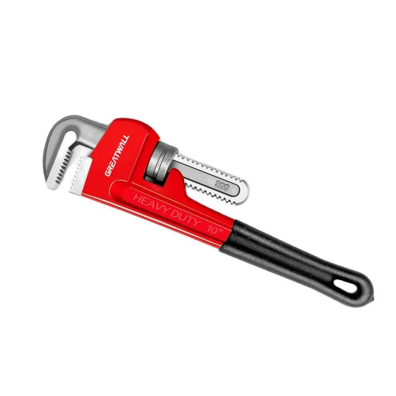 AIRAJ Pipe Wrench Heat Treated Plumbing Wrench W/Soft Grip Adjustable Jaws 8/10/12/14