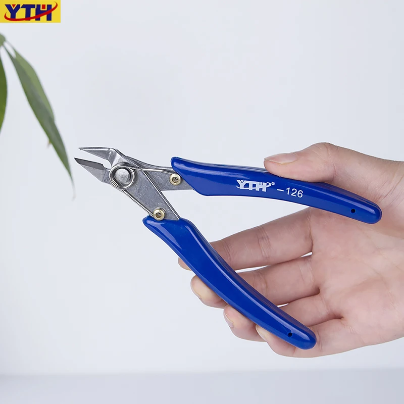 YTH-126 Sharp Pliers Multi Functional Tools Electrical Wire Cable Cutters Cutting Side Snips Flush Stainless Steel Nipper