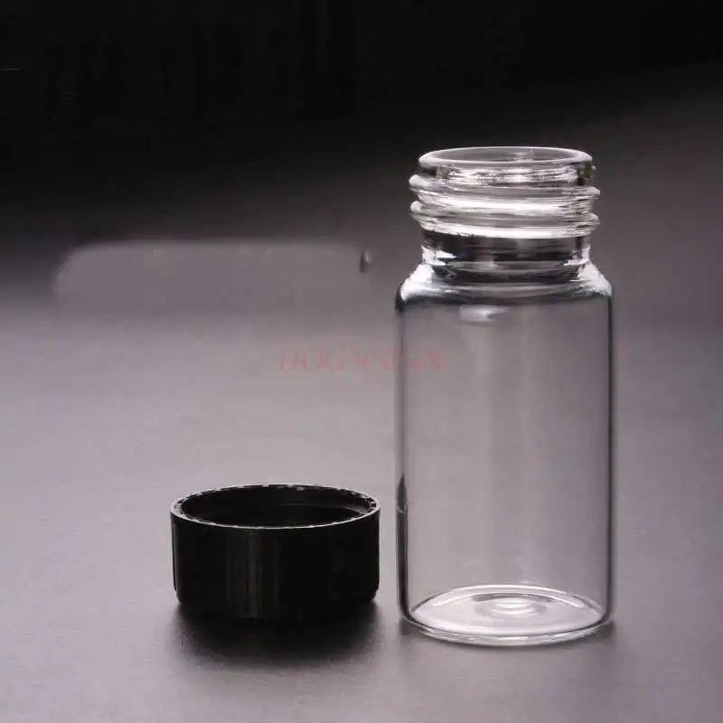 Transparent glass screw top reagent bottle sample bottle lyophilized bottle chemical experimental equipment 20ml 40ml ml