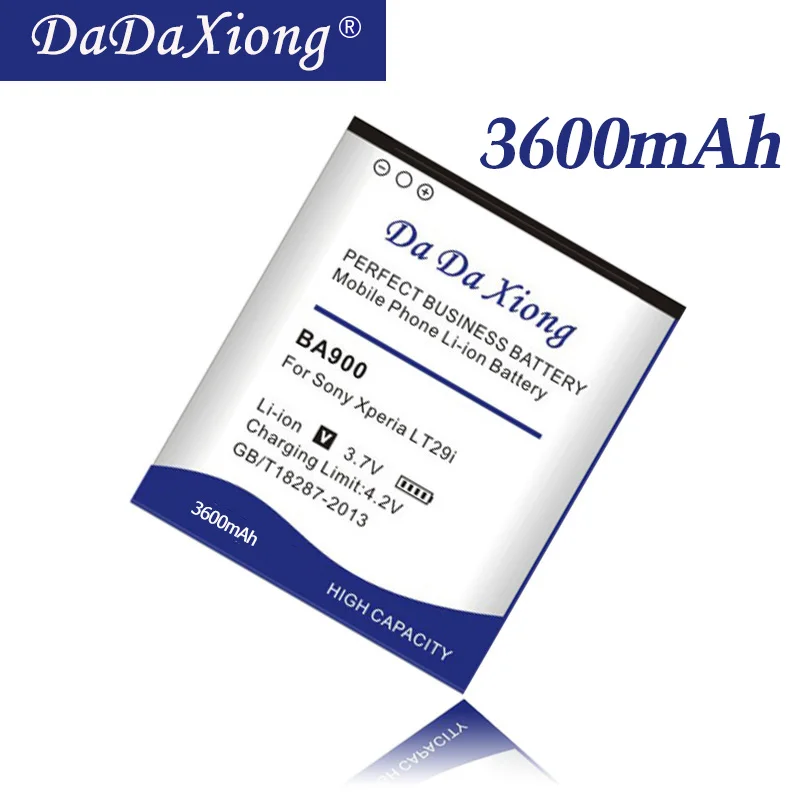 DaDaXiong 3600mAh BA900 Li-ion For Sony Ericsson TX LT29i J ST26i L S36h C2104 / C2105 Phone Battery